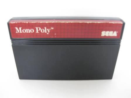 Mono Poly (Monopoly) - Sega Master System Game